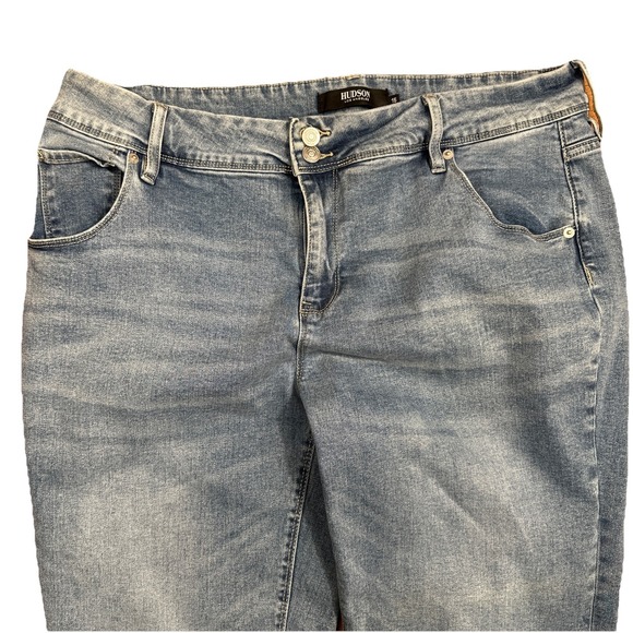 Womens‎ Hudson Size 16 Medium Wash Straight Jeans High Rise - Picture 2 of 8